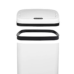 Acheter Poubelle CLEAN V avec capteur infrarouge 50L Acier blanc hjh OFFICE