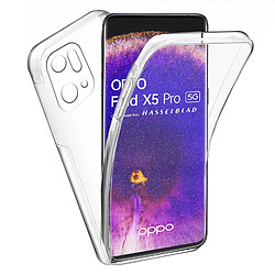 Coque de protection intégrale 360 degres pour Oppo Find X5 Pro 5G 6.67" -Visiodirect-