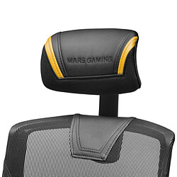 Avis Chaise Gaming Mars Gaming MGC-ERGO - Ergonomie Totale - Support Lombaire et Cervical Réglable - Accoudoir 1D - Inclinaison 90-160° - Base Renforcée - Noir/Jaune - Coloris Noir