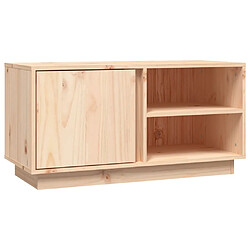 vidaXL Meuble TV 80x35x40,5 cm Bois de pin massif