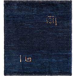 Vidal Tapis de laine 50x45 Bleu Gabbeh