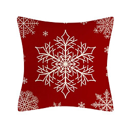 Avis P67 4pcs 45 * 45cm Christmas Christmas De Noël Bénédiction Modèle Linge Taie d'oreiller Maison de Vacances Taie d'oreiller House Sofa Coussin Coussin Coussin