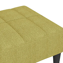 Acheter vidaXL Repose-pied Vert 78x56x32 cm Tissu