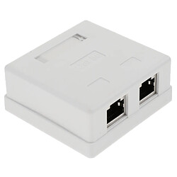 Avis Plaque frontale RJ45 à 2 ports