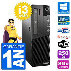 PC Lenovo ThinkCentre M93p SFF Core i3-4130 RAM 8Go Disque 250Go Windows 10 Wifi - Occasion