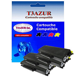 4 Toners Laser compatibles pour Brother MFC8380DLT, MFC8380DN, TN3170, TN3280 - 8 000 pages - T3AZUR