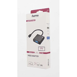 HAMA Adaptateur vidéo, fiche Mini-DisplayPort - port VGA, Full-HD 1080p