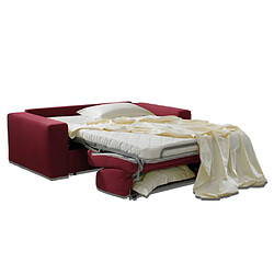 Acheter Inside 75 Canapé lit 4 places DREAMER convertible EXPRESS 160*197*16cm microfibre rouge