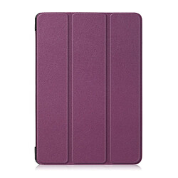 Etui en PU avec support tri-pliure violet pour votre Lenovo Tab M10 TB-X605F/TB-X505