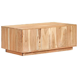 Avis vidaXL Table basse 90x50x35 cm Bois de récupération massif