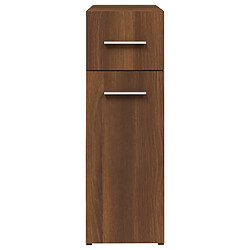 Acheter vidaXL Armoire apothicaire Chêne marron 20x45,5x60cm Bois d'ingénierie