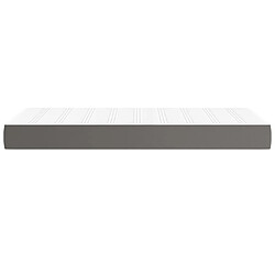 Avis Maison Chic Matelas de lit à ressorts ensachés, Matelas doux Gris 80x200x20 cm Similicuir -GKD91551