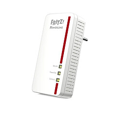 Avis Adaptateur PLC Fritz! WLAN 1260E 866 Mbps 5 GHz Blanc Rouge