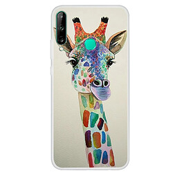 Coque en TPU impression de motifs cerf de couleur pour votre Huawei Y7p/P40 Lite E