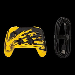 Pack Manette SWITCH Filaire Nintendo Pokémon Pikachu Lightning Officielle + Casque Gamer PRO H3 OR SPIRIT OF GAMER SWITCH