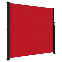 vidaXL Auvent latéral rétractable rouge 180x500 cm