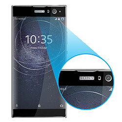 Avizar Film Xperia XA2 Protection écran intégral verre trempé anti-explosion noir