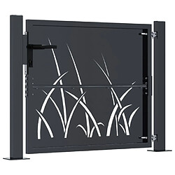 Avis VIDAXL Portail de jardin - Anthracite