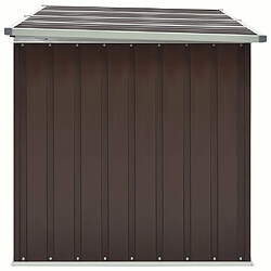 Helloshop26 Coffre boîte meuble de jardin rangement 171 x 99 x 93 cm marron 02_0013099 pas cher