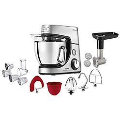 Krups Master Perfect Gourmet Robot Multifonction 4.6L 1100W Acier Inoxydable 8 Vitesses Argenté