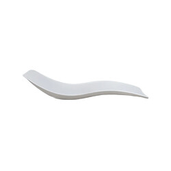 Avis ICONIK INTERIOR Chaise longue de piscine design - Blanc mat - Hero Blanc