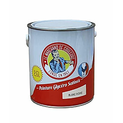 Peinture Glycéro - Bois / Métal - Satinée - Blanc Ivoire - 2.5 L - ONIP