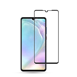 Wewoo Film de verre trempé de plein écran incurvé par colle complète mocolo 0.33mm 9H pour Huawei P30 noir