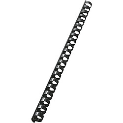 LEITZ Baguette de reliure plastique, diamétre 14 mm, noir ()