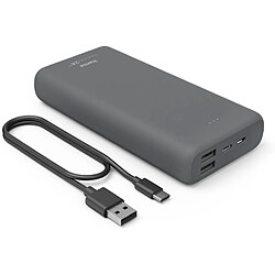 Acheter SANAG Power Bank 24000 Mah (Batterie Externe, 1 Usb C + 2 Usb A, Power Pack Fast Charge, Batterie Pour Smartphone, Tablette, Haut-Parleur Bluetooth, Voyants Led, Chargeur Portable + Cable 0.25M) Gris