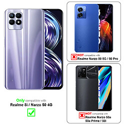 Cadorabo Coque Realme 8i / Narzo 50 4G Etui en Transparent