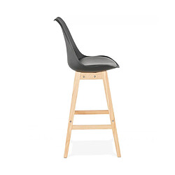 Avis Kokoon Design Tabouret de bar design APRIL BLACK 48x56x112 cm