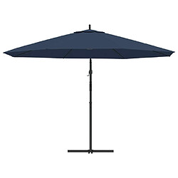 Acheter vidaXL Parasol de jardin en porte-à-faux 3,5 m bleu