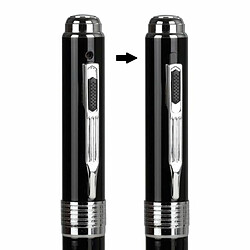 Avis Totalcadeau Stylo avec caméra cachée Full HD 1080P couleur noir et or