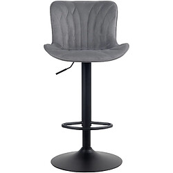 Avis Non Tabouret de bar Linus velours