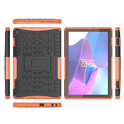 Htdmobiles Coque pour Lenovo Tab M10 3eme generation TB-328FU / TB-328XU (10,1 pouces) - housse etui rigide anti choc - ORANGE