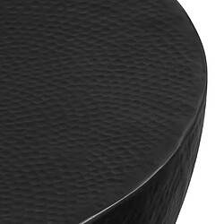 Acheter vidaXL Table basse Aluminium martelé 70x30 cm Noir