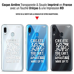 Avis Caseink Coque arrière Samsung Galaxy A30 (6.4 ) Gel HD [ Nouvelle Collection - Souple - Antichoc - Imprimé en France] Wake Up Your Life