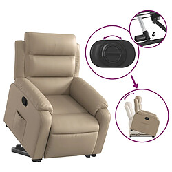 Acheter vidaXL Fauteuil inclinable Cappuccino Similicuir