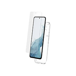 My Way Myway Coque pour Galaxy A54 5G Souple en TPU et Protection d'Écran en Verre Trempé Transparent