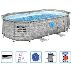 Bestway Ensemble de piscine Power Steel 427x250x100 cm