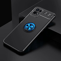 Coque en TPU anti-griffes avec béquille, noir/bleu pour votre Realme 8i