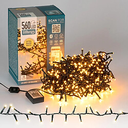 Ecd Germany Guirlande lumineuse à LEDs pour Noël 11m blanc chaud avec 560 LEDs