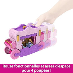 Caleche et Château - Mattel Disney Princesses Coffret avec poupée Aurore HWX17 pas cher