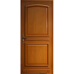 porte D'entrée Bois Pleine, Garnier, H,215xl,90 P, Droit Cote Tableau Gd Menuiseries