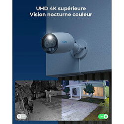 Acheter Reolink 8MP Caméra Surveillance Extérieure PoE, Double Objectif et Double Vue, Vue à grand angle & rapprochée, Détection Intelligente, Vision Nocturne Couleur avec Projecteurs