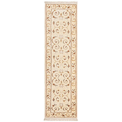 Vidal Tapis de couloir en laine 300x84 beige Darya