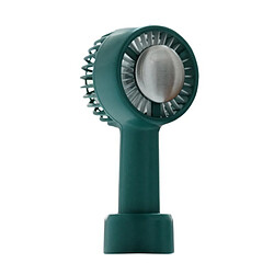 JJBRDZ-Mini Ventilateur de Hockey sur Glace Portable Ventilateurs Réglables à 3 Vitesses Mini Ventilateur Portatif Rechargeable USB pour l'Extérieur (Vert Foncé)