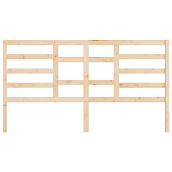 Acheter Maison Chic Tête de lit scandinave,Meuble de chambre 206x4x104 cm Bois massif de pin -MN41831