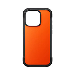 Nomad Coque pour iPhone 15 Pro Robuste Antichocs et Anti-traces de Doigts Orange