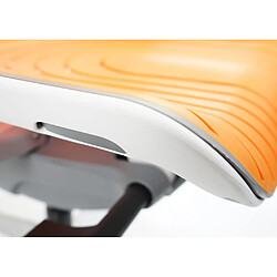 Mendler Chaise de bureau MERRYFAIR Wau 2b, chaise de bureau chaise pivotante, coque dure, ergonomique ~ orange